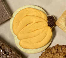 Load image into Gallery viewer, Cookies, Frosted Pumpkin Sugar Cookies
