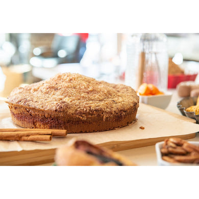 Local gluten free coffee cake buckle