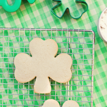 Load image into Gallery viewer, Cookies, Ready to frost Shamrock cookies, 12pk.
